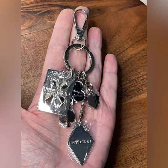 JIMMY CHOO Deck of Cards Bag Charm 6” - Picture 14 of 15